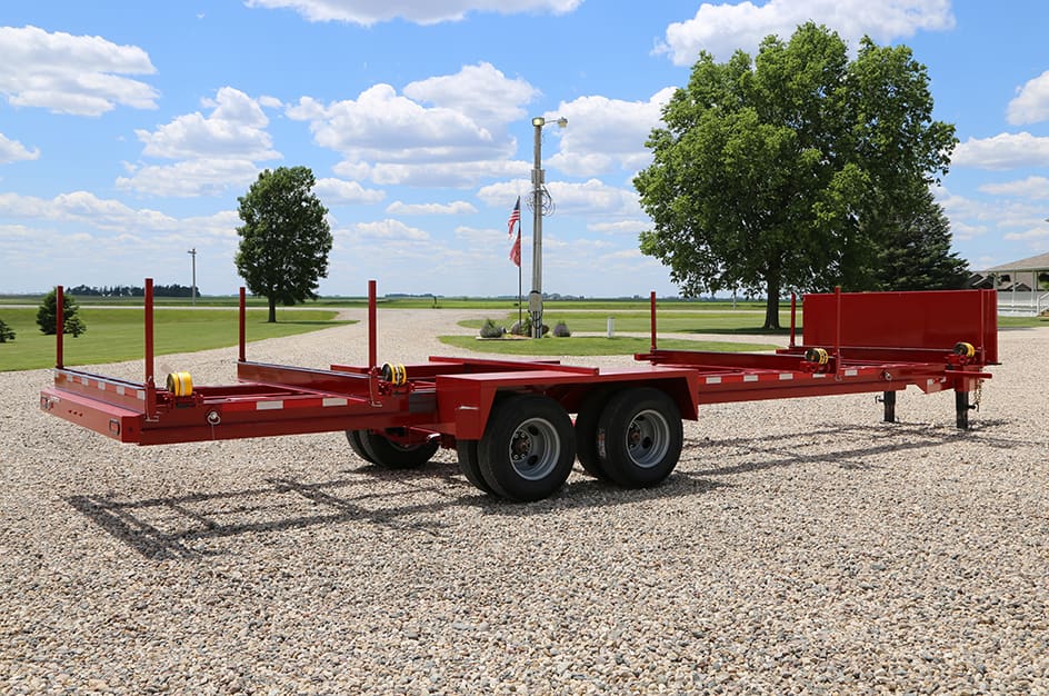 Stellar IGT – Telescoping for Gas & Stick Pipe Trailer in Red