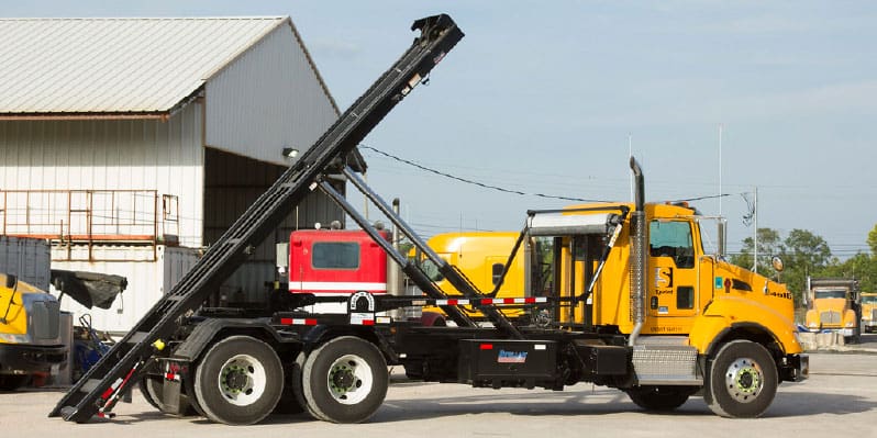 Yellow Truck with Cable Hoist