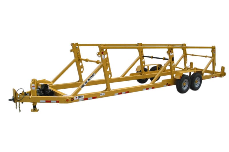 RR-335 Three-Reel Self-Loading Cable Trailer