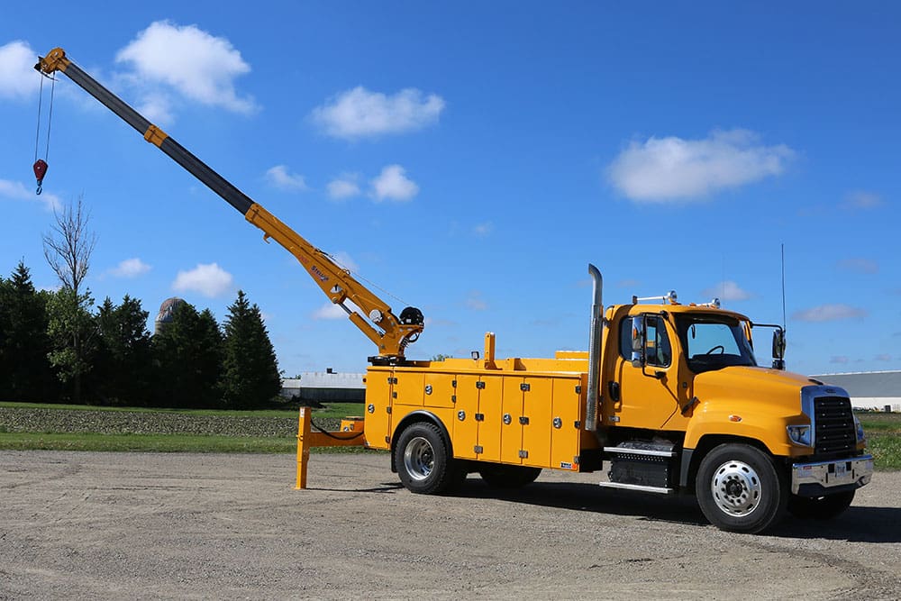 12630 Hydraulic Crane (Yellow Freightliner)