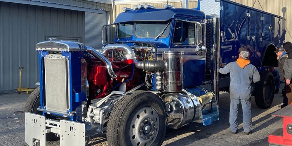 1960s Peterbilt chassis with a Stellar Mechanic Truck body