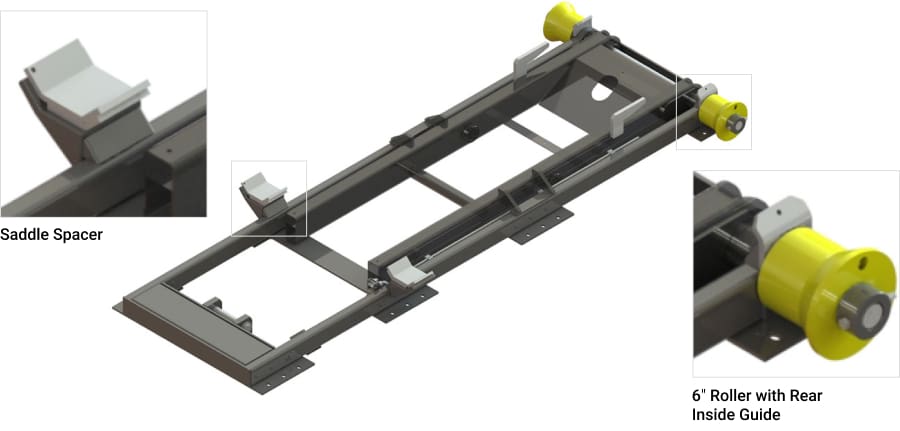 Cable Hoist Container Hooklift Adaptor Kit Render