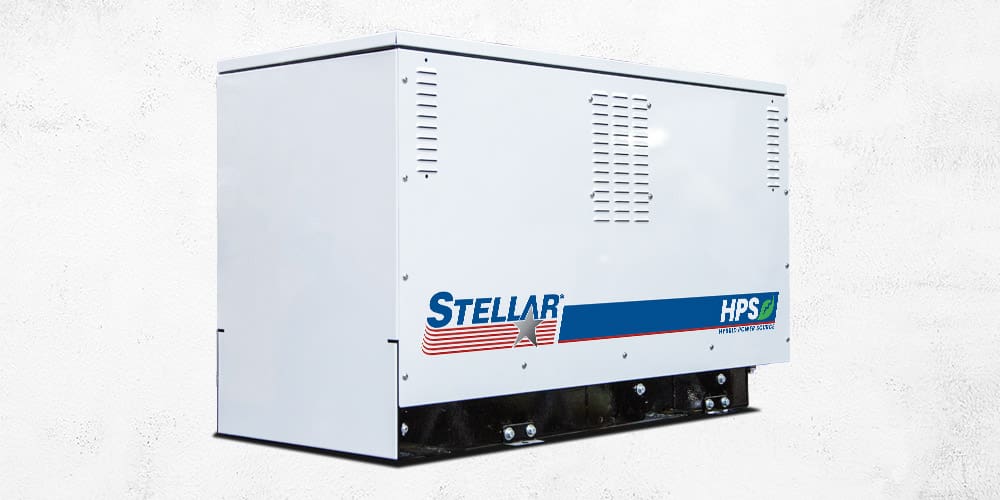 Stellar's Hybrid Power Source in front of a white background