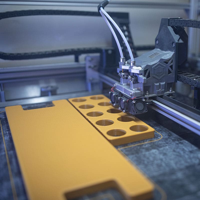 Close-up of 3D Printer