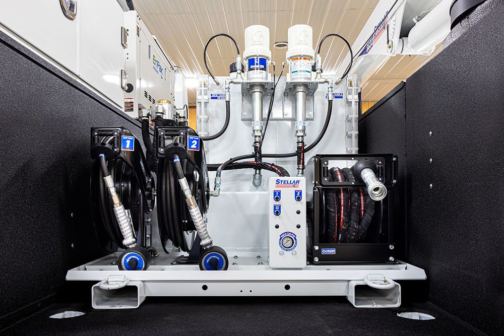 Lubeskid with accessories