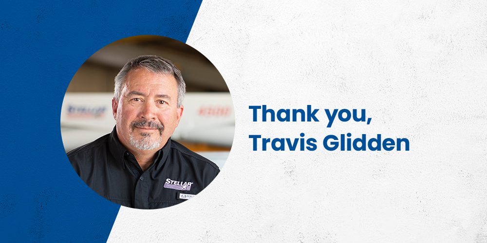 Photo of Travis Glidden "Thank you, Travis Glidden"
