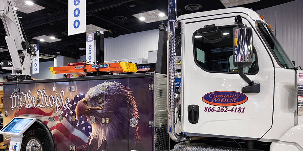 Company Wench TMAX 2-14 featured at Work Truck Week 2024.