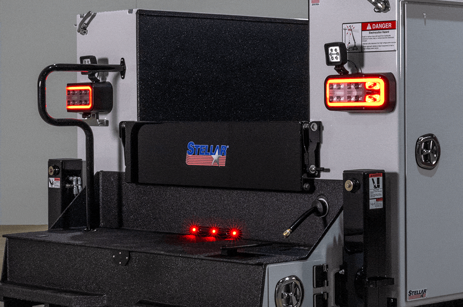 High-intensity taillights with integrated strobes